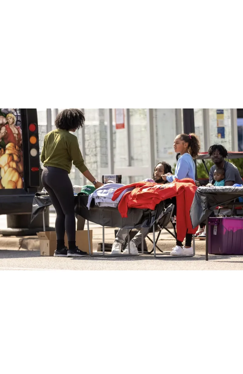 Community outreach at Open Streets West Broadway 2025