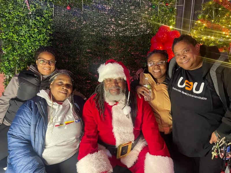 Holiday festivities at the Toys for Tots 2024 event